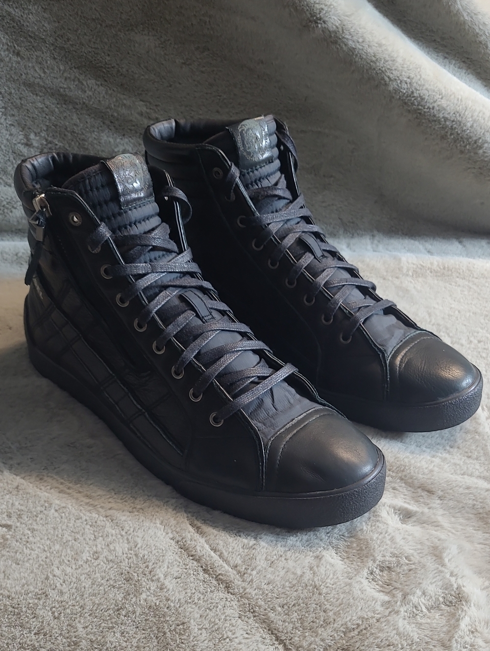 Diesel D-String Plus Leather Sneakers Mens 12
